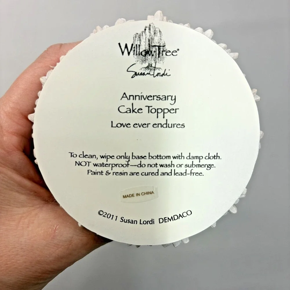 Willow Tree Susan Lordi Anniversary Cake Topper Love Endures Figurine #26453